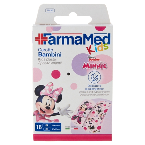 FarmaMed Kids Disney Junior Minnie Cerotto Bambini 16 pz